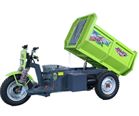 Prix usine tricycle électrique batterie au lithium 3 roues benne hydraulique camion de fret robuste pour une utilisation en usine ferme