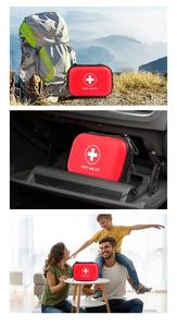 Estuche de Primeros Auxilios Personalizado de 101 Piezas, Certificado CE, Resistente al Agua, Carcasa Rígida de EVA, 20x14cm, para Viajes, Aire Libre, Hogar, Oficina, Camping - Product Image 6