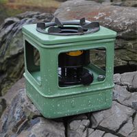Réchaud de camping et pique-nique de style rétro, design intégré, pratique, à combustion d'huile