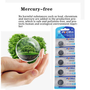 Быстрая доставка литиевая кнопочная монетница 3 В Cr1632 Cr2032 Cr1225 батарея для часов - Product Image 3