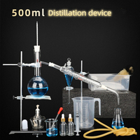 Équipement de distillation complet, appareil à eau distillée, bécher de laboratoire, purification et extraction d'huiles essentielles, distillation