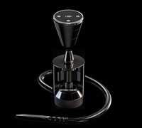 Nouvelle conception de chicha électrique en acier inoxydable, portable, mini, avec boîte cadeau