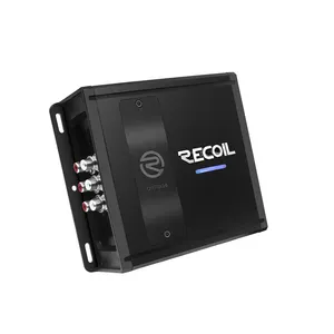 Edge DII700.4 Amplifier Audio mobil 4 saluran, Amplifier Audio mobil jangkauan penuh Ultra ringkas, maks 1,400 watt, 2-4 Ohm, stabil, brisenggang