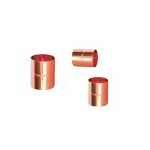 Copper fitting straight coupling 1/4inch 3/8inch 1/2inch 5/8 inch 3/4 inch