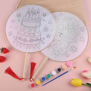 Juguetes <span class=keywords><strong>de</strong></span> Dibujo Creativos DIY, Juguete Educativo para Niños <span class=keywords><strong>de</strong></span> Jardín <span class=keywords><strong>de</strong></span> Infancia, Papel para <span class=keywords><strong>Pintar</strong></span> a Mano para Niños, Imágenes para Colorear, Abanico - Product Image 2