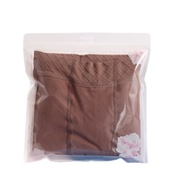 Vêtement de haute qualité de nouveaux fournisseurs plastique givré personnalisé blanc mat Pe emballage de vêtements sac à fermeture éclair