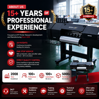 Alta Calidad 30cm cabezales de impresión dobles I3200 Xp600 A3 tamaño Dtf impresora con agitador