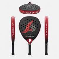 Raqueta de Pádel JAS Sport Ready Ship de Fibra de Carbono 18K, 22 mm, Nylon 3D Spin, Acabado Arena, Diamante, Ligera, Ecológica y Duradera