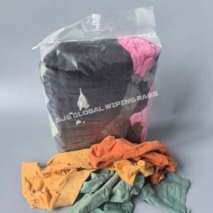 Paños de Limpieza Industriales 100% Algodón, Trapos de Tela de Colores Variados, Trapos de Felpa de Algodón, Trapos de Sudadera, Trapos de Punto - Product Image 1