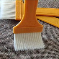 Kuas Cat Sintetis Bulu Unik Berkualitas Terjamin, Gagang PP Kuning, OEM, Panjang Bulu 4cm, Alat Pengecatan DIY