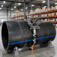Nouvelle machine à décapage de tuyaux industrielle de grande taille E-Work ERSE1200, électrique, sans balais, automatique, pour tuyaux PE/PVC/PPR, 400-1200 mm