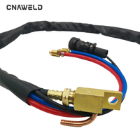 Torche de soudage TIG refroidie à l'eau CNAWELD WP-18 avec connecteur rapide, cycle de service à 100 %, plaqué cuivre