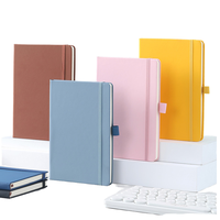 Carnet de notes en cuir rigide A5 YJ-01 Yijia Stationery, reliure thermique, 80 feuilles, logo personnalisé, pour le bureau (vente en gros)