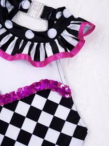 Disfraz de payaso de circo para niñas de 4 a 14 años, vestido de cosplay para juegos de rol, fiestas temáticas, carnaval, actuaciones en el escenario - Product Image 4