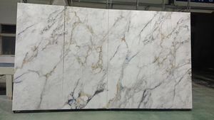 Nuevo producto Fácil instalación Peso ligero que <span class=keywords><strong>SPC</strong></span> Panel de pared Azulejo inteligente Azulejos de pared Quickstone ignífugos de grado - Product Image 2