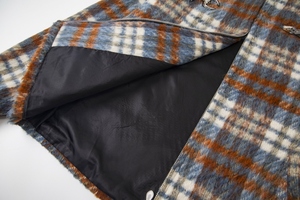 Giacca Invernale a Quadri in Flanella di Alta Qualità per <span class=keywords><strong>Uomo</strong></span>, Moda Americana Streetwear, Giacche <span class=keywords><strong>Oversize</strong></span> in Cotone Stile Thug Club - Product Image 6