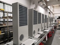 Capacité de refroidissement me600 btu 230V AC 3500W, pour boîtier téléphonique, armoire industrielle extérieure, climatiseur