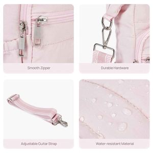 Best Selling <b>Mini</b> MOQ Quilted Water <b>Bottle</b> Holder with Strap Tote <b>Bottle</b> Carrier Crossbody Bag with Pockets - Product Image 6