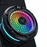 Refroidisseur de téléphone F47 avec lumière RGB, affichage numérique, radiateur portable pour téléphone mobile, accessoire de refroidissement pour jeux