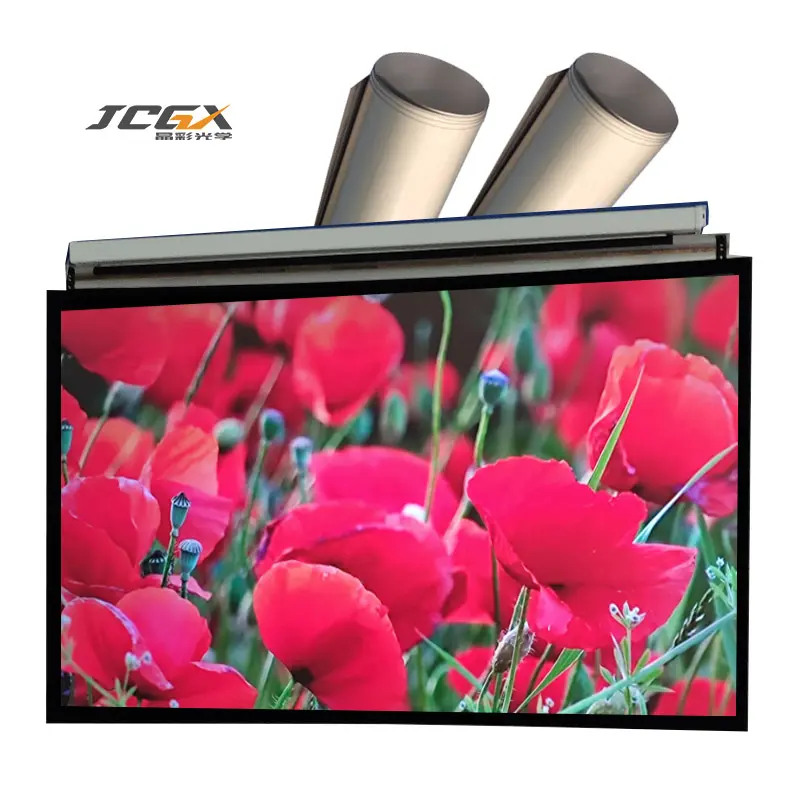 Nhà Sản Xuất Máy Chiếu 4K 100 "16:9 Nhanh Gấp Màn Hình Máy Chiếu Ngoài Trời Không Thấm Nước Màn Hình Máy Chiếu Với Đứng Màn Hình Di Động