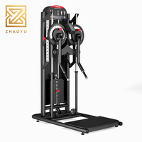 ZY Commercial Machine d'isolement des deltoides professionnelle, Appareil de musculation des épaules à résistance sélectionnable pour salle de sport