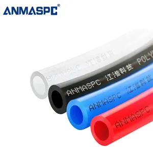 Anmaspc Ống Polyurethane 4 6 8 10 12 14 16mm 1/8 1/4 3/8 1/2 PU ống khí nén ống với mạ đóng gói