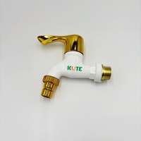 Robinet Mitigeur Populaire KT-168 pour Lavabo en Plastique et Cuisine, en ABS PVC Doré et Fer, à Filetage Mâle, pour le Marché Moyen-Oriental