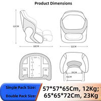 Sièges de conduite pour bateaux rapides et yachts, sièges de cockpit de luxe à dossier haut et revêtement souple pour applications marines, accessoires pour yachts et bateaux rapides