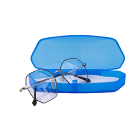 Coque rigide grand étui à lunettes RPC234 Pvc femmes hommes lunettes de soleil en plastique boîte à lunettes étuis optiques étuis à lunettes