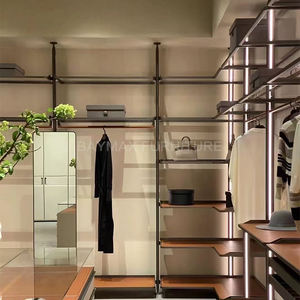 مرحاض تصميم مفتوح خزانة الألومنيوم نظام القطب خزانة خزانة العمود مع أضواء ليد - Product Image 6