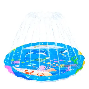 68英寸便携式水上游戏垫玩具户外充气儿童喷水垫
