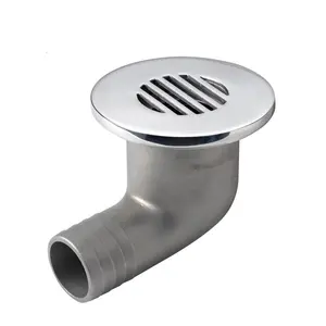 Xiamen Sunshine Marine China Supplier Stainless Steel Boat Deck Drain Scupper 38 MM For Yacht Boat Accessory