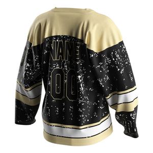 Ropa Deportiva Sublimada Personalizada de Alta Calidad, Uniformes Deportivos Sublimados para Universidad, Ropa Deportiva Retro para Hockey - Product Image 4