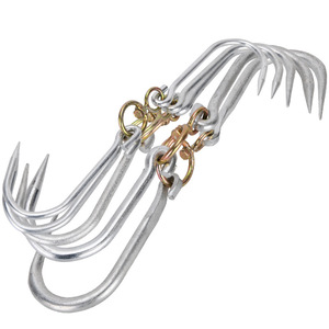 Meat Hooks Forged Steel 158mm Commercial Use For Slaughtering And Hanging Beef Pork Lamb - Product Image 1