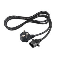 240v ordinateur Euro Schuko 3 broches Ac Iec C13 câble d'extrémité femelle norme européenne Eu 60320 C14 connecteur de prise cordon d'alimentation