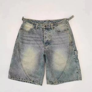 High Quality Custom <b>Vintage</b> Washing Denim <b>Jeans</b> Shorts for Men Acid Wash Loose Baggy Pants Oversized Denim <b>Jean</b> Shorts <b>Women</b> - Product Image 1