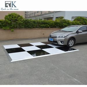 พื้นเต้นรำลายตารางไร้รอยต่อ เงาสูง สีขาวดำ สำหรับงานแต่งงาน - Product Image 2