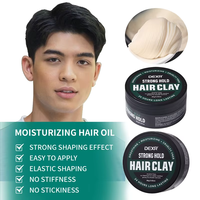 Gel Modellante Naturale all'Olio di Jojoba a Marchio Privato, Pomata Opaca a Lunga Tenuta per Barba e Capelli Ricci Crespi