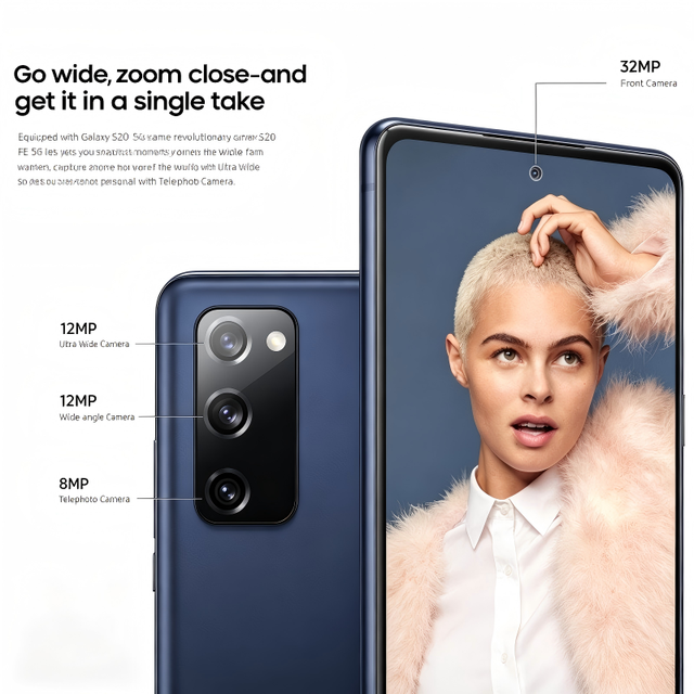 S20 FE Unlocked Android Smartphone Dual SIM Mobile Phone Global Version with Long Battery Life for Wholesale