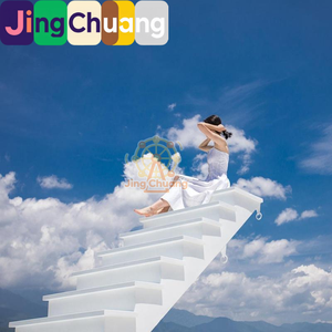 Accessoire de photographie : Échelle décorative pour les lieux touristiques et fermes, style 'Cloud Ladder' populaire auprès des influenceurs, recommandation Little Red Book 2022 - Product Image 3