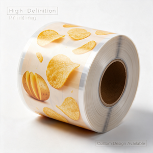Custom Printed Food Packaging Roll Film Laminated Plastic Film Heat Sealable Moisture Proof for Snack <b>Wrap</b> - Product Image 6