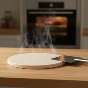 Pietra per Pizza in Cordierite 20 X 14 X 0.6 Pollici, Pietra da Forno Resistente al Calore con Pala in Metallo per Uso in Forno - Product Image 2