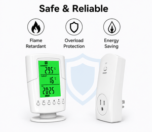 433.92Mhz <strong>Wireless</strong> RF 230V AC Smart Floor <strong>Heating</strong> Thermostat Digital Temperature <strong>Controller</strong> for Home <strong>Heating</strong> or Cooling Devices - Product Image 2