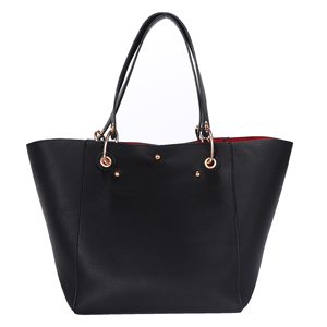 Migliore Borsa Tote Extra Large da Donna di Lusso in Vera Pelle Morbida Nera per Lavoro e Viaggio con Cerniera e Scomparto per Laptop - Product Image 6