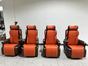 Sillas de Cuero Ajustables Eléctricamente para Conductor, Asientos de Coche Modificados de Lujo para <span class=keywords><strong>Vito</strong></span>, Modelo MPV VIP, Venta al Por Mayor - Product Image 2