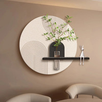 Plantes vertes peintures suspendues papillon grès objet réel peinture sophistication Restaurant Art décor peinture hydroponique