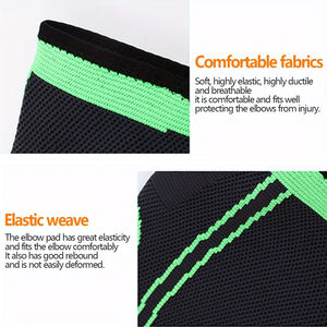 Lot de 2 coudières isolées et respirantes 100 % coton avec sangles de compression antidérapantes pour la main gauche, fermeture à lacets - Product Image 2