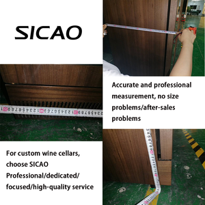 Étagères de cave à vin murales modernes personnalisées, design de cave à vin, étagères murales de bar, étagères suspendues pour spiritueux, armoire réfrigérée - Product Image 4