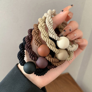 Élastiques à <span class=keywords><strong>cheveux</strong></span> pour femmes, minimalistes, pour <span class=keywords><strong>queue</strong></span> <span class=keywords><strong>de</strong></span> <span class=keywords><strong>cheval</strong></span> haute, élégants, à haute élasticité, durables, en caoutchouc, nouveaux élastiques à <span class=keywords><strong>cheveux</strong></span> - Product Image 1