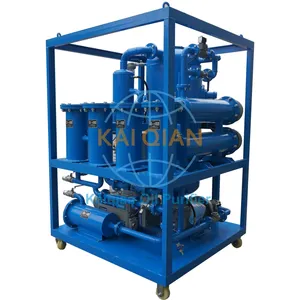 Machines d'élimination des impuretés de séparateur d'eau d'épurateur d'huile hydraulique sous vide de bonne qualité